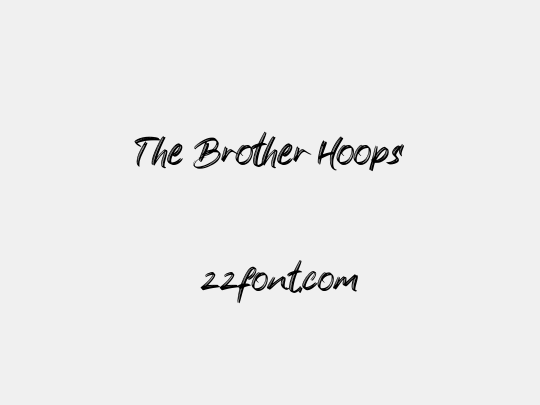 The Brother Hoops