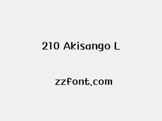 210 Akisango L
