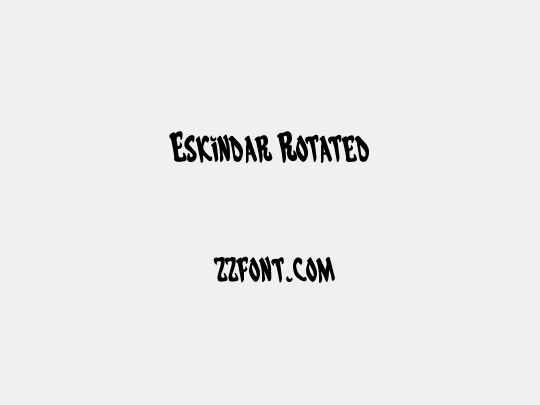 Eskindar Rotated