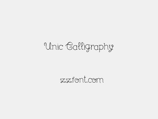 Unic Calligraphy