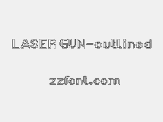 LASER GUN-outlined
