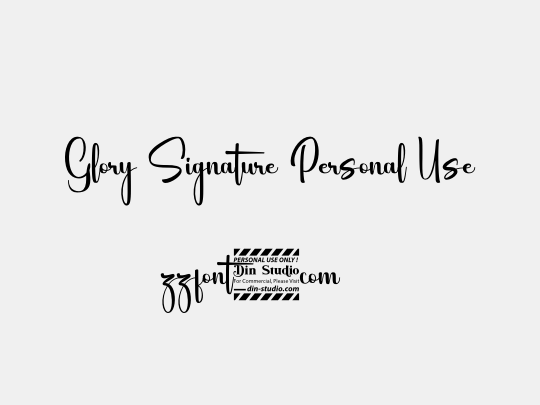Glory Signature Personal Use