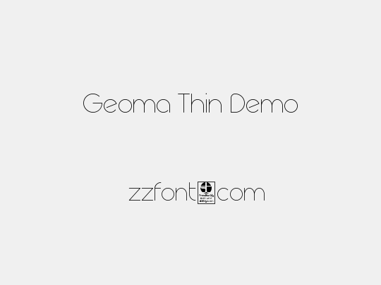 Geoma Thin Demo