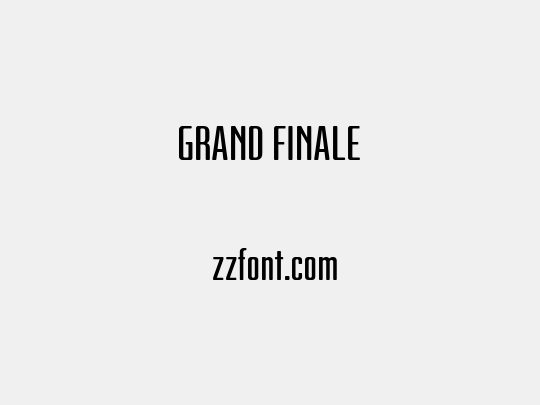 GRAND FINALE