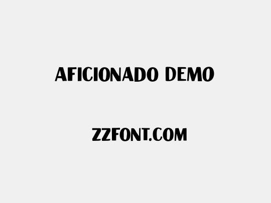 Aficionado DEMO