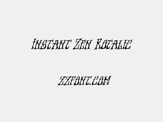 Instant Zen Rotalic