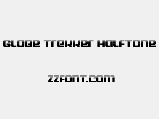 Globe Trekker Halftone