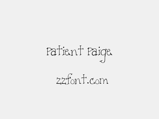 Patient Paige