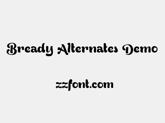 Bready Alternates Demo
