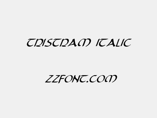 Tristram Italic