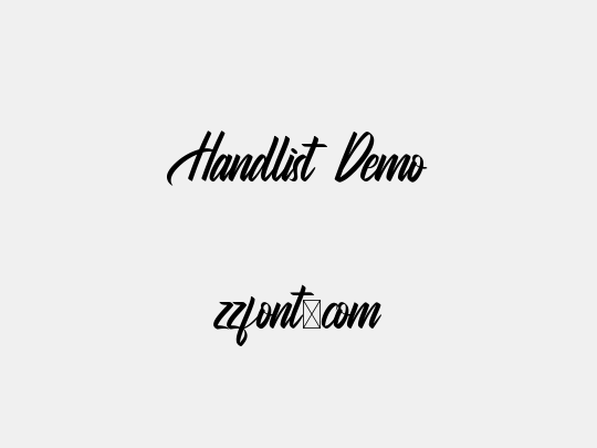 Handlist Demo