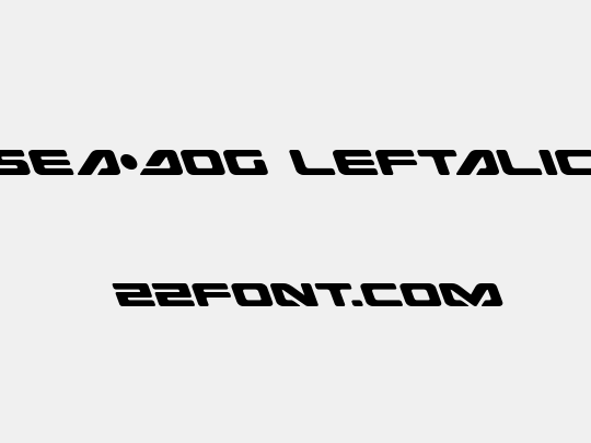 Sea-Dog Leftalic