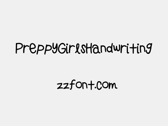 PreppyGirlsHandwriting