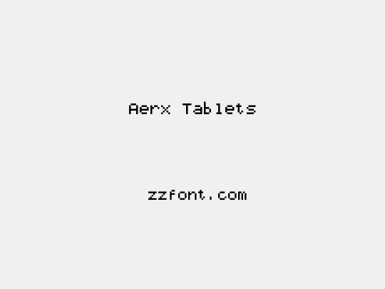 Aerx Tablets
