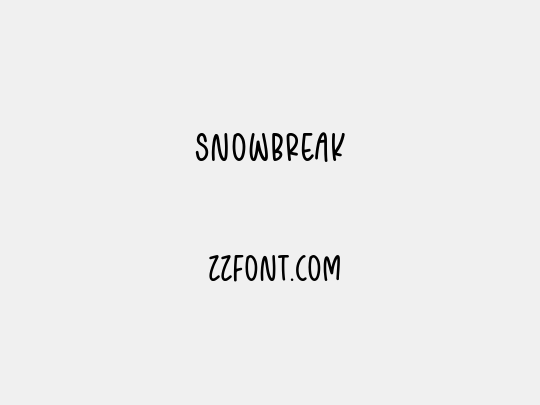 SNOWBREAK