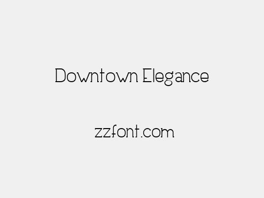 Downtown Elegance