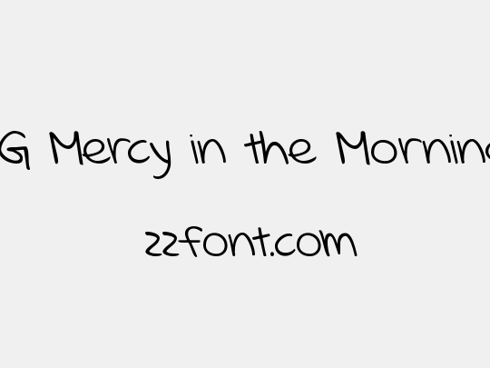 KG Mercy in the Morning