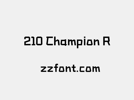 210 Champion R