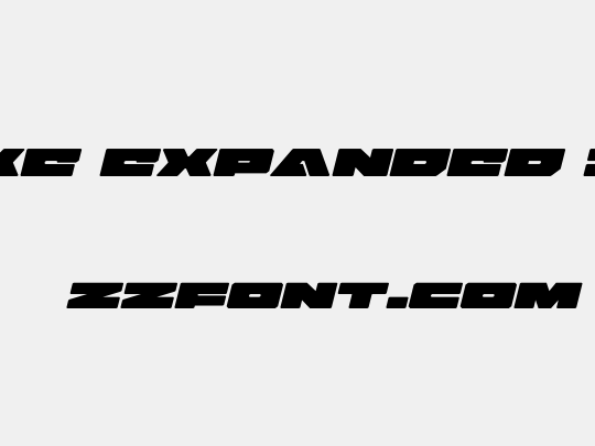 Bad Axe Expanded Italic