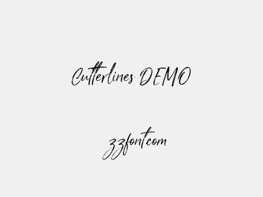 Cutterlines DEMO