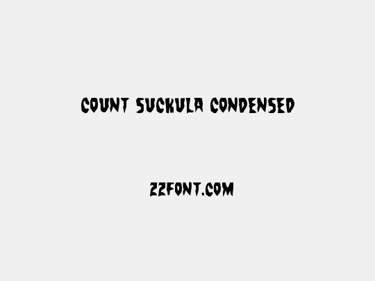 Count Suckula Condensed