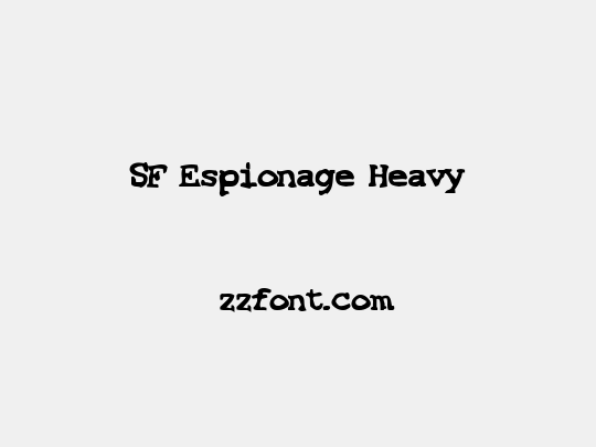 SF Espionage Heavy