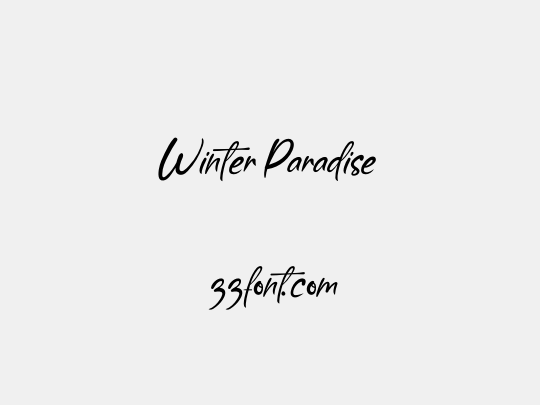 Winter Paradise