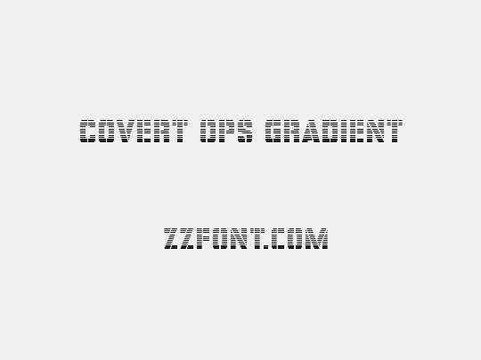 Covert Ops Gradient
