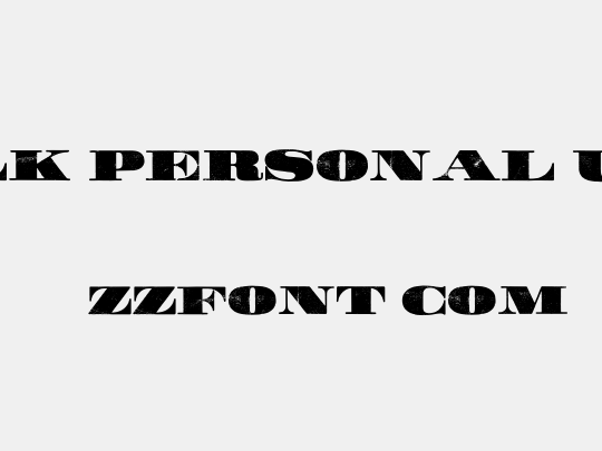 WALK Personal Use   