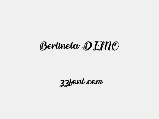 Berlineta DEMO