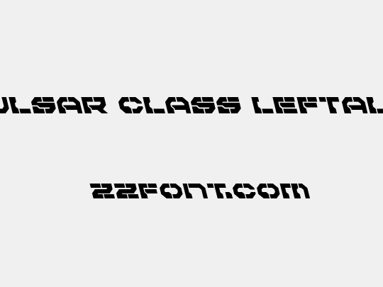 Pulsar Class Leftalic
