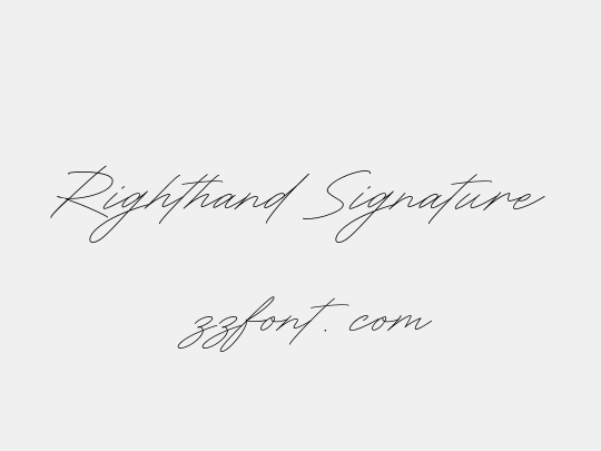 Righthand Signature