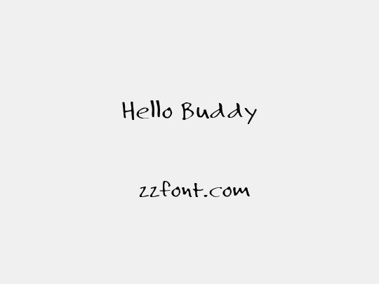 Hello Buddy
