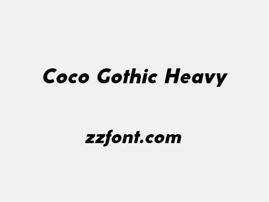 Coco Gothic Heavy