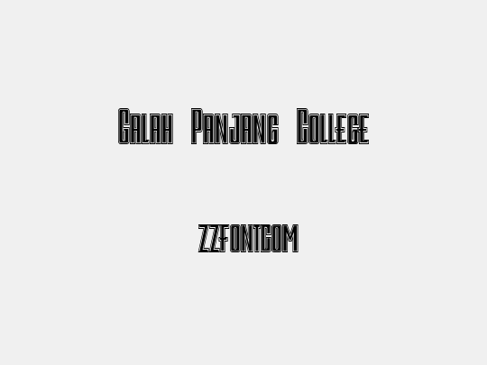 Galah Panjang College