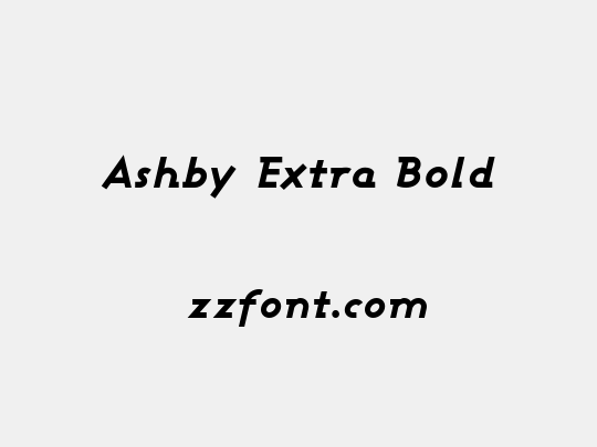 Ashby Extra Bold