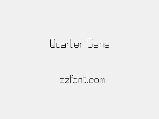 Quarter Sans