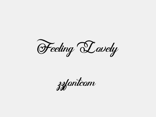 Feeling Lovely