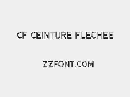 CF Ceinture Flechee