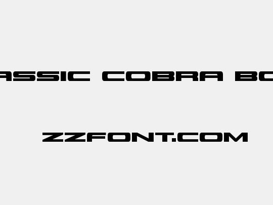 Classic Cobra Bold