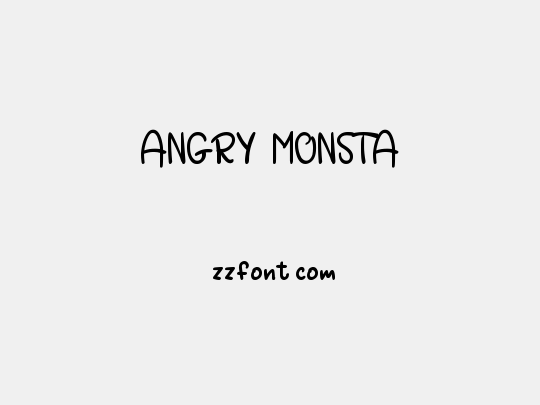 ANGRY MONSTA