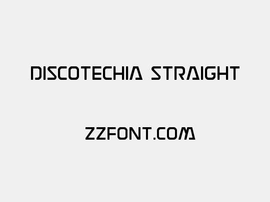 Discotechia Straight