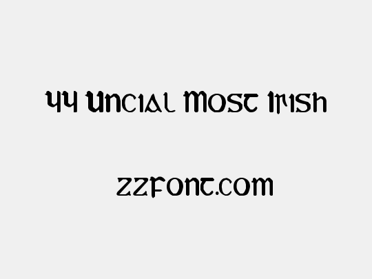 YY Uncial Most Irish