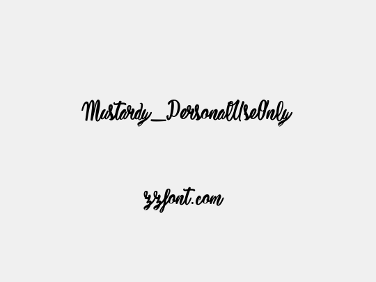 Mustardy_PersonalUseOnly