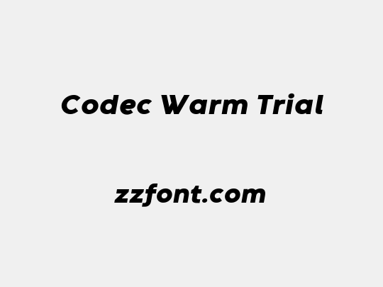 Codec Warm Trial