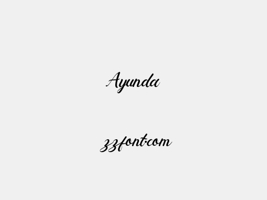 Ayunda