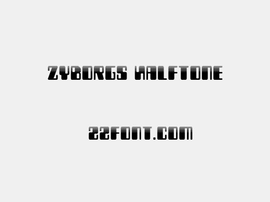 Zyborgs Halftone