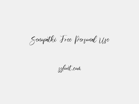 Senopathi Free Personal Use