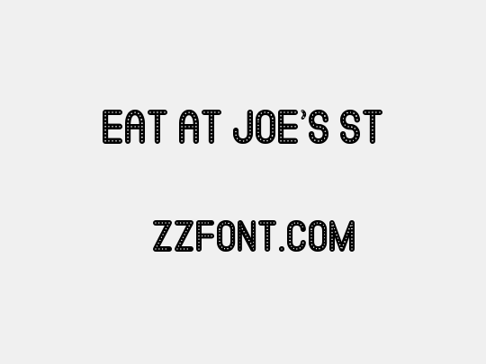 Eat at Joe's St
