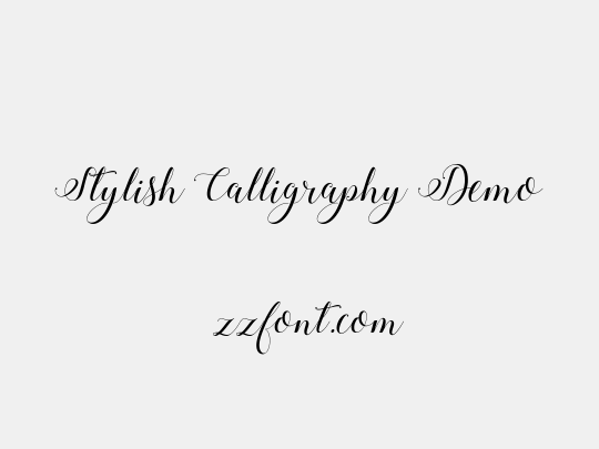 Stylish Calligraphy Demo